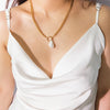 Retro Baroque Style Pearl Pendant Necklace